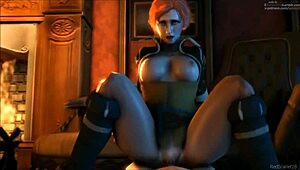 the witcher game in anime style