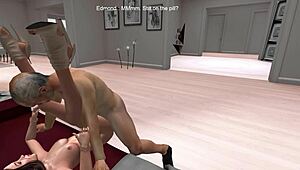 Edmond's Home Bololo Chat with Young Brunette Blowjob