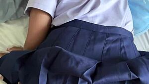 french tourist bangs 18yo thai student in uniform. what’s behind that cute asian look?