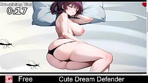 cute dream defender embarks on an erotic anime adventure in a hentai game world