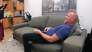 britney mason gets anal pounded on the living room couch