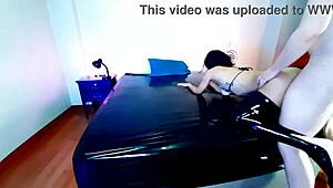 Her Heart-Shaped Ass Swallows Cock In Doggystyle Until Cum Inside