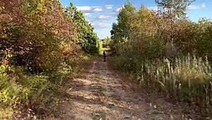 athlete's big ass pounded doggystyle in city park