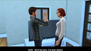 Addicted to Vanessa in Sims 4, the Girl Next Door Seduces at Wedding.