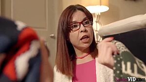 Kacie Castle And Vina Sky In Her Family Pies Before Christmas.