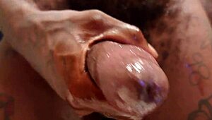 Hallelujah Johnson Wanking His Big Black Cock with Pocket Pussy