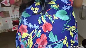 Hijastra Hermosa Sola en Casa Cocina, Padrastro Toca Todo Su Cuerpo Sub English JAV