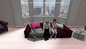 Edmond's Home Bololo Chat with Young Brunette Blowjob