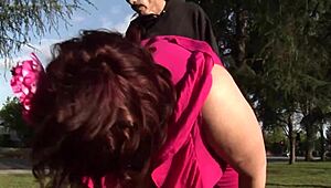 Sapphire Gets Naughty for a Cheeseburger, Diving into Wild Muff Action