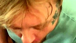 British guy subtly sucks ilovesex305's dick, hinting at hidden desires in this European blowjob scene.