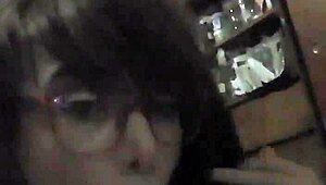 Travesti chriss sucking gay shemale ass