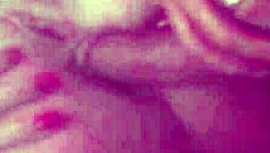 Busty Blonde Strips And Satisfies Two Cocks