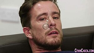 fetish cfnm mistress makes him cum hard