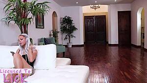 licensed to lick - harley jade falls in love with new bestie ashley love's passionate lesbian kissing