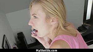 Bored Alexa Grace TEASES and FUCKS her stepbrother - MySlutSis