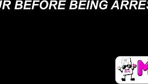 horny busty woman fucks police officer for new year trouble