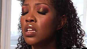 I dominate as black femdom, pegging my sub before riding his cock