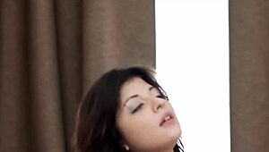 Teen rainbow oils up for sensual anal?