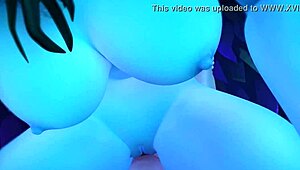 ASMR Night Elf Cowgirl Sex Orgasm