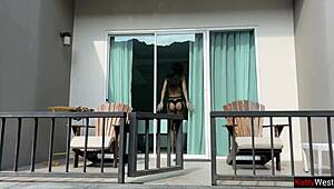 Whore in Shiny Pantyhose Picks Up Stranger for Wild Sideways Sex. Pierced Nipples Add Extra Kink.