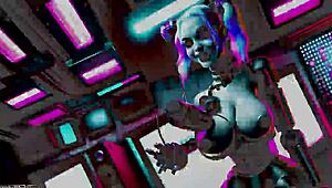 wild party visuals with c23 robot whores in dystopian sex machine chaos