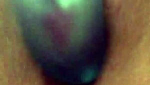 Teen Teases Wet Pussy with Dildo in Solo Play