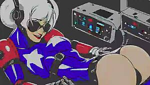 wild party visuals with c23 robot whores in dystopian sex machine chaos