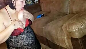 blow job on couch with rimjob and sex