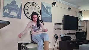 In this casting interview, she drinks piss and gets her clothes ripped