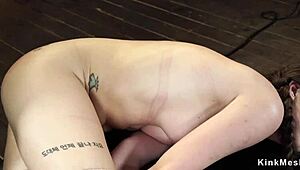 i'm hogtied petite brunette getting punished rough in bdsm