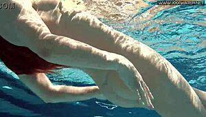 Look at this perfect ass and pointy nipples on skinny MILF Nicole