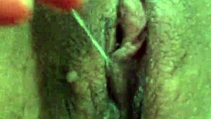 Teen Teases Wet Pussy with Dildo in Solo Play