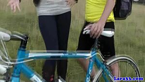 British Mature Picks Up Cyclist For Intense Fuck