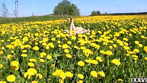 Casual Blowjob from Stranger Girl Vira Gold with Ananta Shakti Outdoors