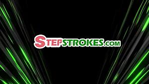 Blonde caught in taboo roleplay, fucking for cash and family needs