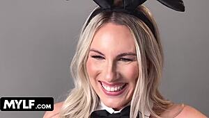 Starlet Bunny Madison, April's MYLF, in Candid Talk and Wild Sex