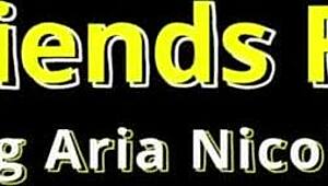 Aria Nicole & Giggles Suck Toes as Foot Friends Forever