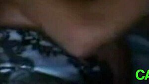 Webcam teen gives hardcore blowjob