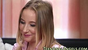 i watch this teen suck huge cock after anal banging