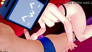 tv woman feels aroused and desires fast intimacy on the bed