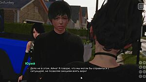 watch the complete gameplay where my bully becomes my lover, featuring japanese girl with big tits masturbating to orgasm outdoors.