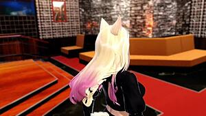 Ahri Kda Cute Petite Fucking with Bouncing Boobs and Big Ass