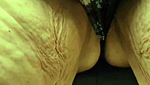 Big ASS MILF Bent Over at the PARK!