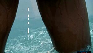 Ebony Beauty Mimi Desuka Strips Naked in Pool for Playboy