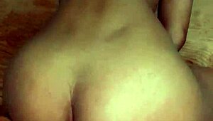 Pretty skinny amateur rides dildo alone