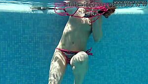 Look at this perfect ass and pointy nipples on skinny MILF Nicole