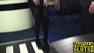 bustedthiefs - teen 18+ strips bare for a creepy guard who exploits her