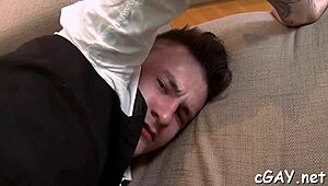 Cute Young 18+ Homosexual Enjoys Playful Rimjob