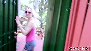 Jennifer White szűk fiatal baszás