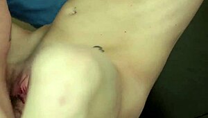 Teen hooks up with white cock for risky birthday fun